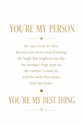 You're my person